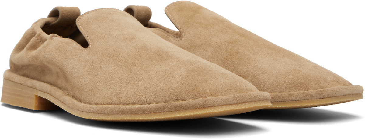 AMIRI Beige Slip On Loafers