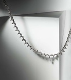 Persée 18kt white gold tennis necklace with diamonds