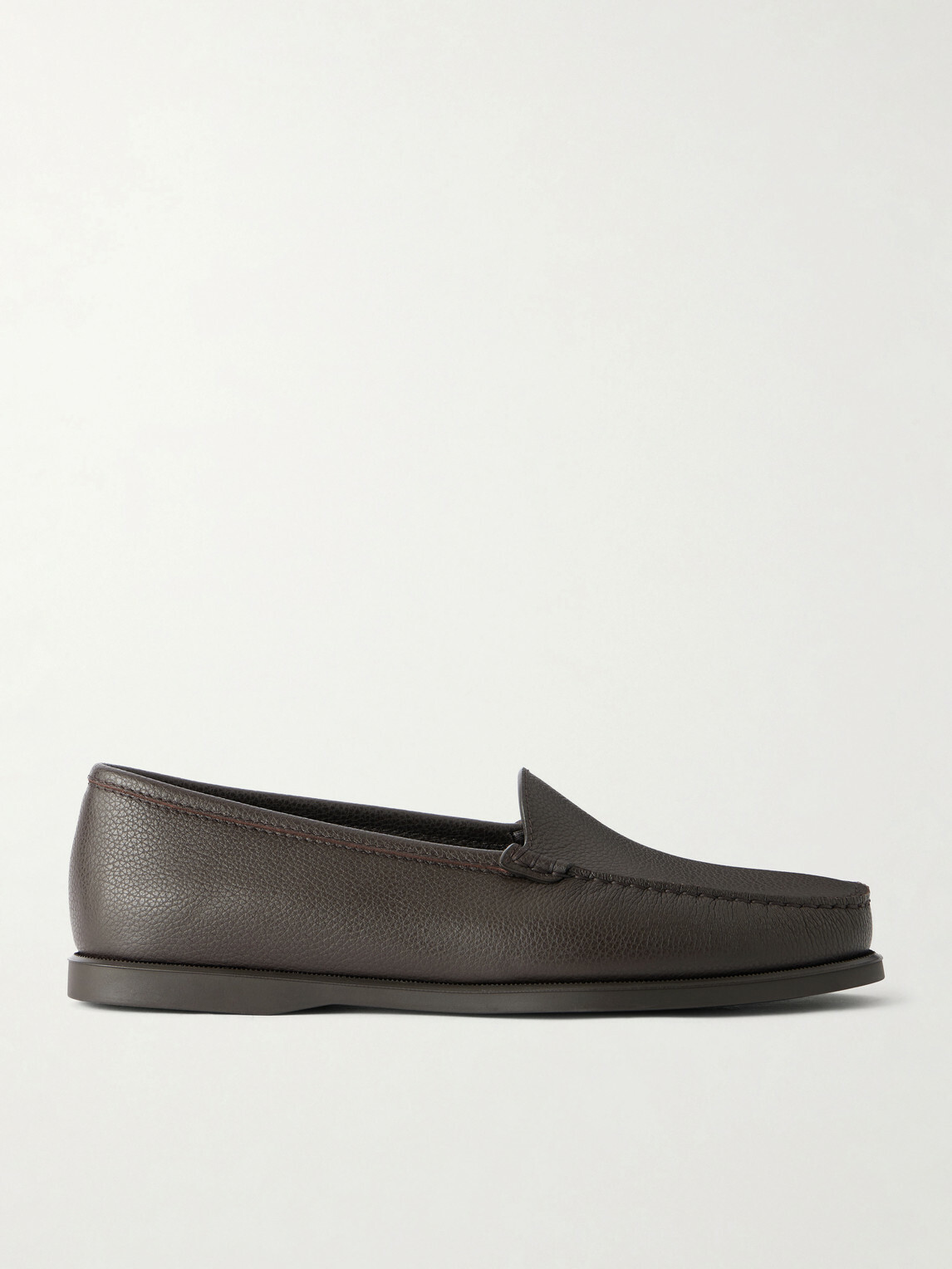 MORJAS - The Venetian Full-Grain Leather Loafers - Brown