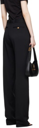 Versace Black Hardware Trousers