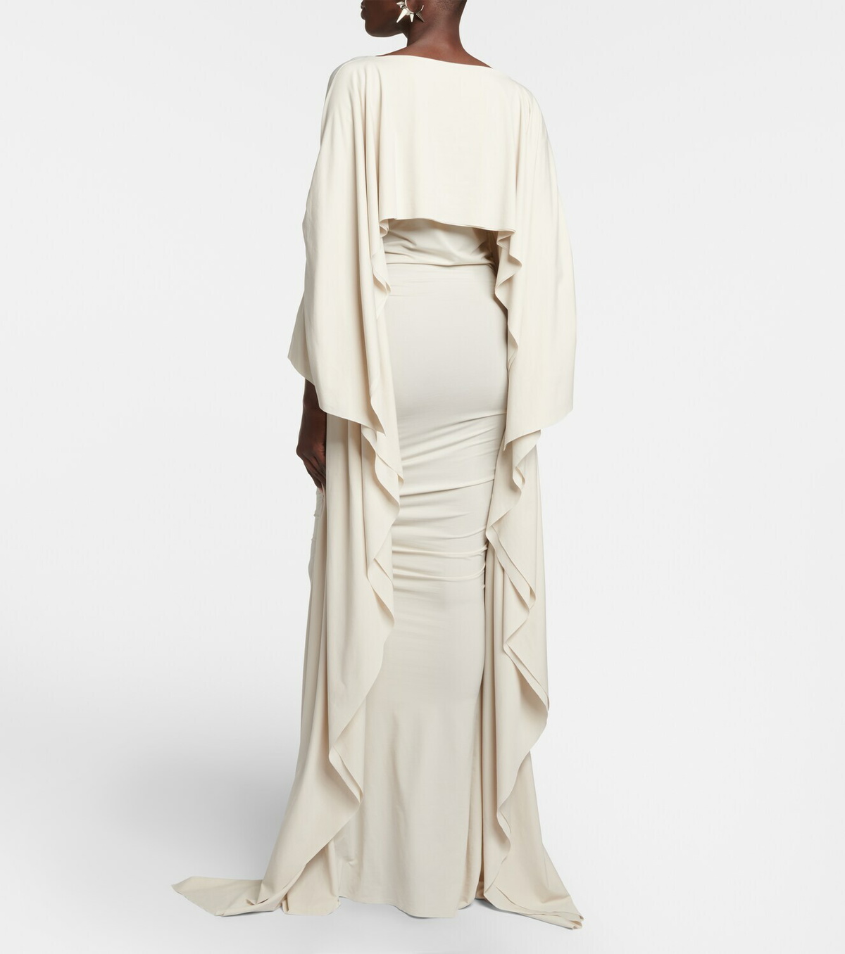 Acne Studios Draped jersey gown