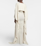 Acne Studios Draped jersey gown