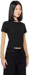MM6 Maison Margiela Black & Beige Layered Long Sleeve T-Shirt