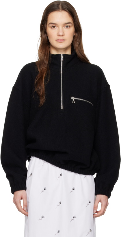 Photo: Rier Black Fleece Tourbe Sweatshirt