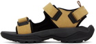 Comme des Garçons Homme Tan Velcro Strap Sandals