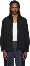 YMC Black Blackout Overshirt