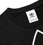 adidas Originals - Adicolor Logo-Print Cotton-Jersey T-Shirt - Black