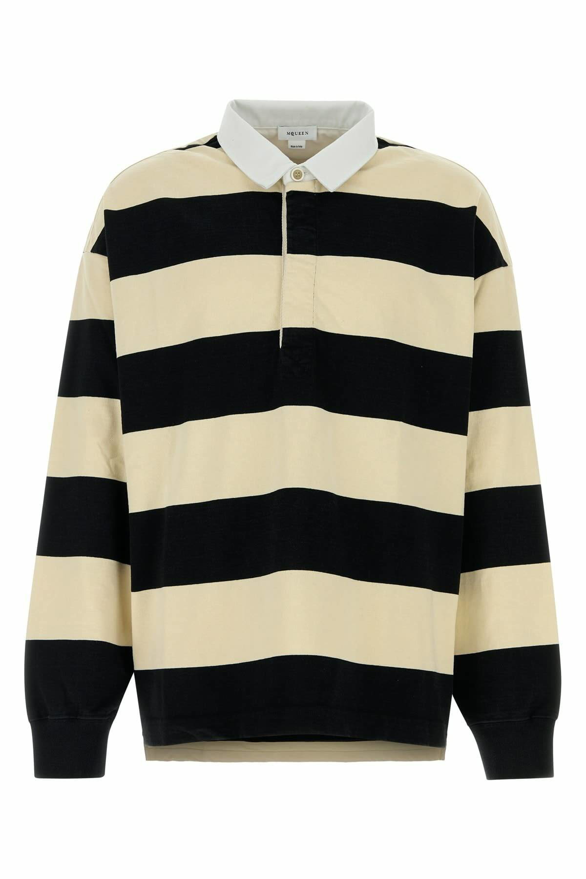 Alexander McQueen - Harness-Detailed Cotton-Piqué Polo Shirt