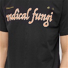 Space Available Men's Upcycled Radical Fungi T-Shirt in Black