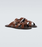 Manolo Blahnik Marvin leather sandals