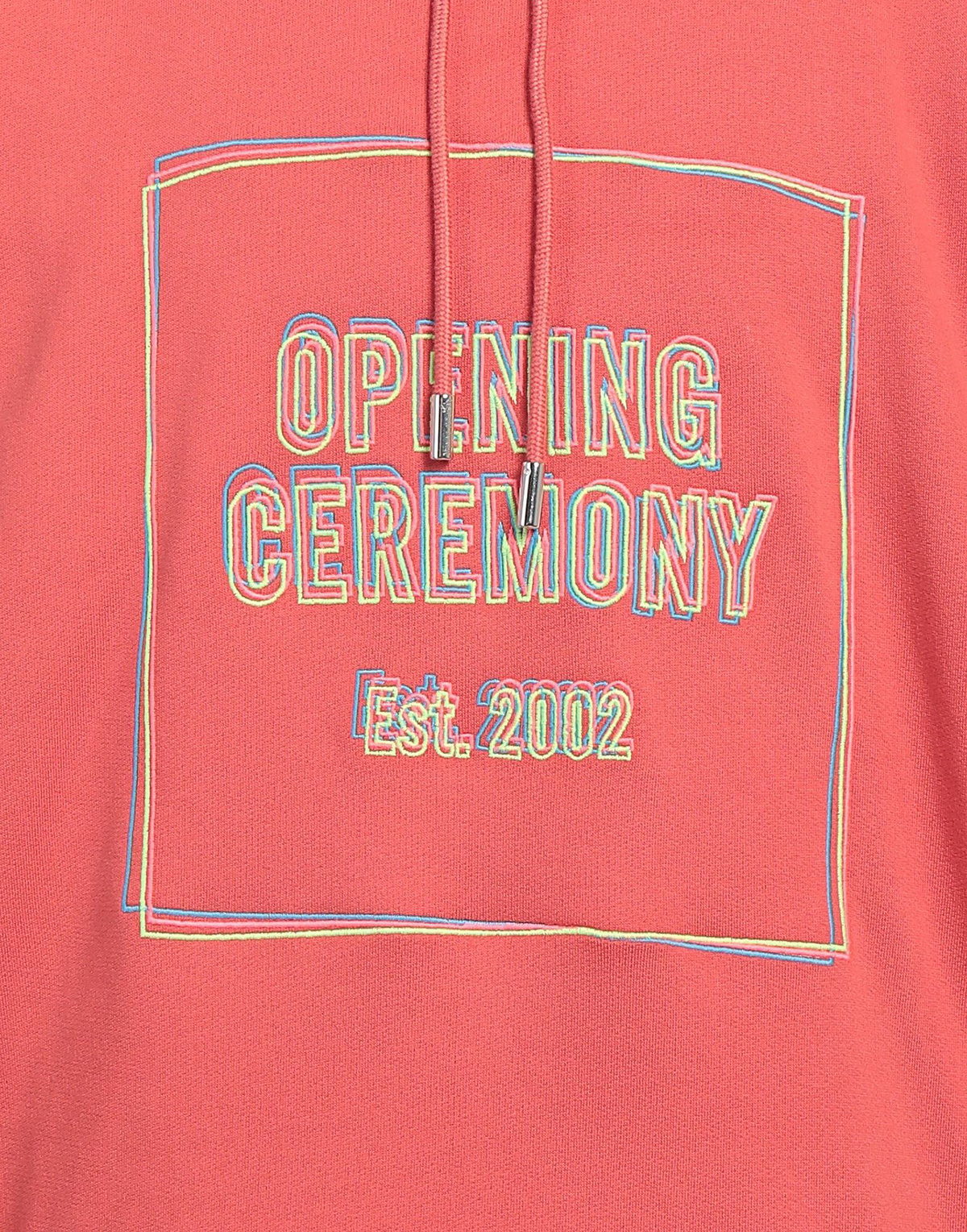 Opening Ceremony Mens Sweatshirt in Tomato red