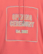 Opening Ceremony Mens Sweatshirt in Tomato red