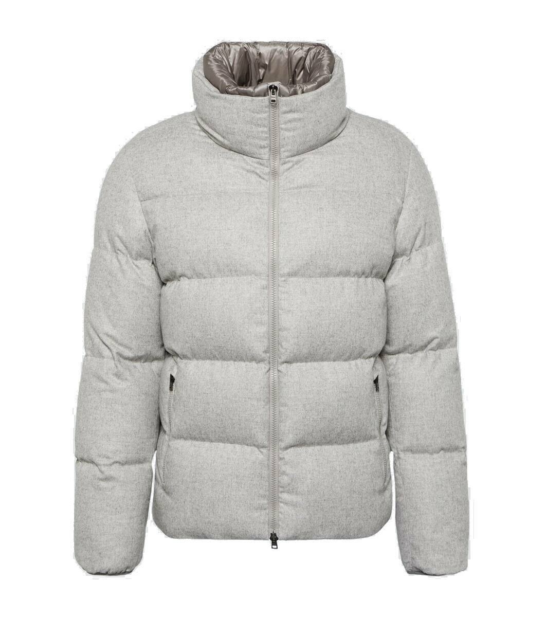 Photo: Herno Silk and cashmere puffer jacket