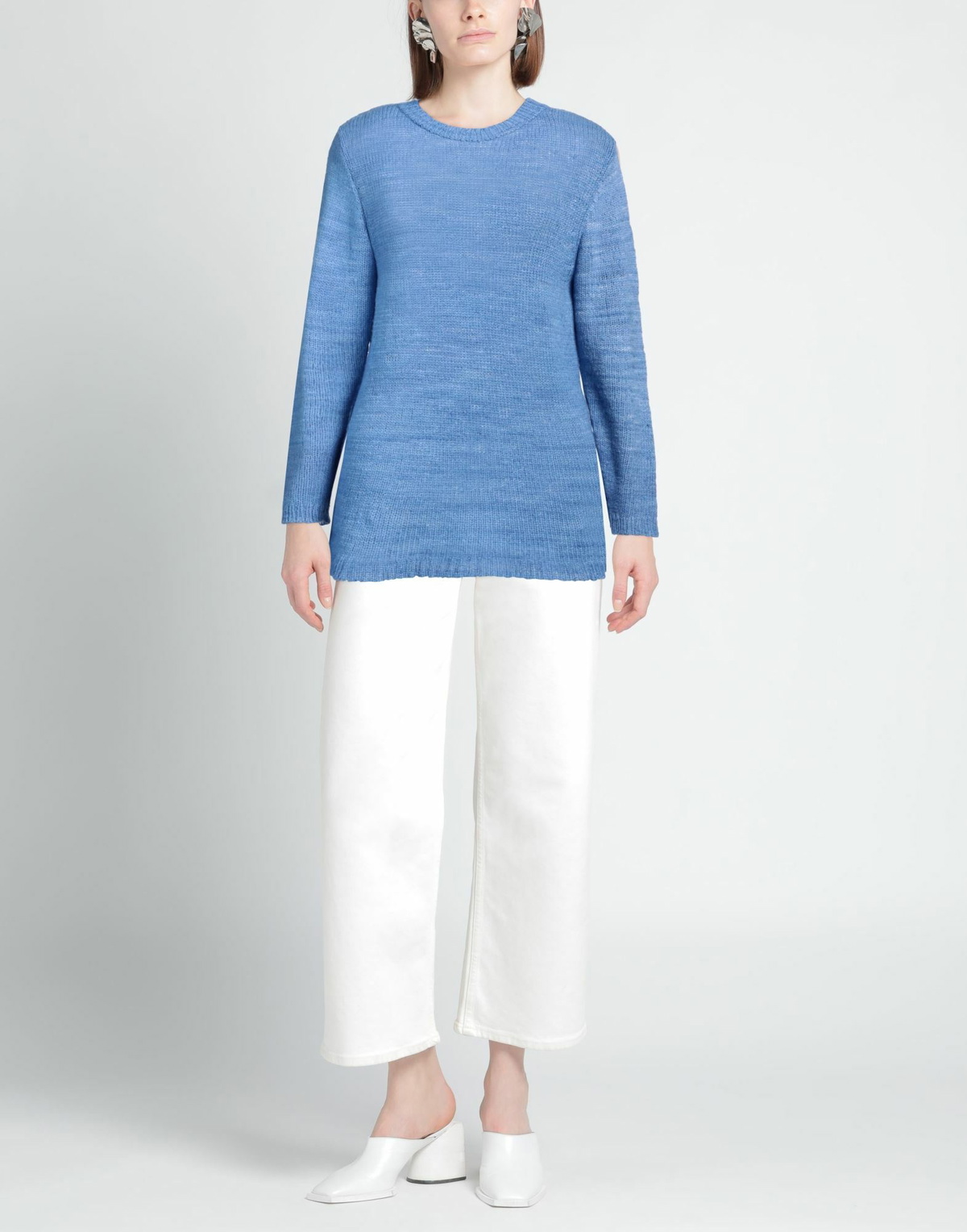 The Elder Statesman Womens Sweater Azure