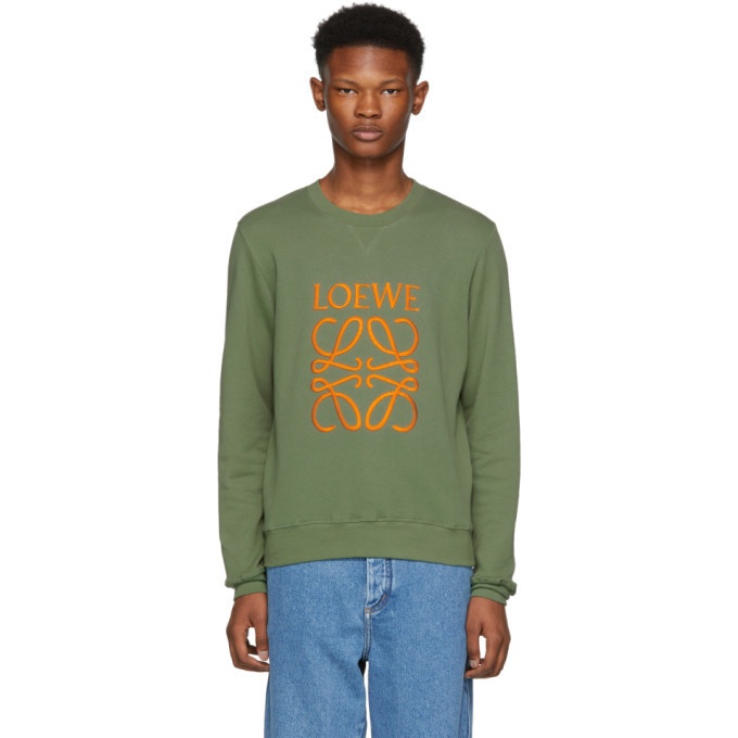 Photo: Loewe Khaki Large Anagram Sweatshirt