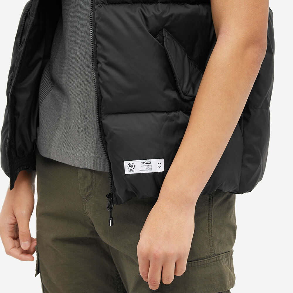 Neighborhood Men's Down Vest in Black Neighborhood