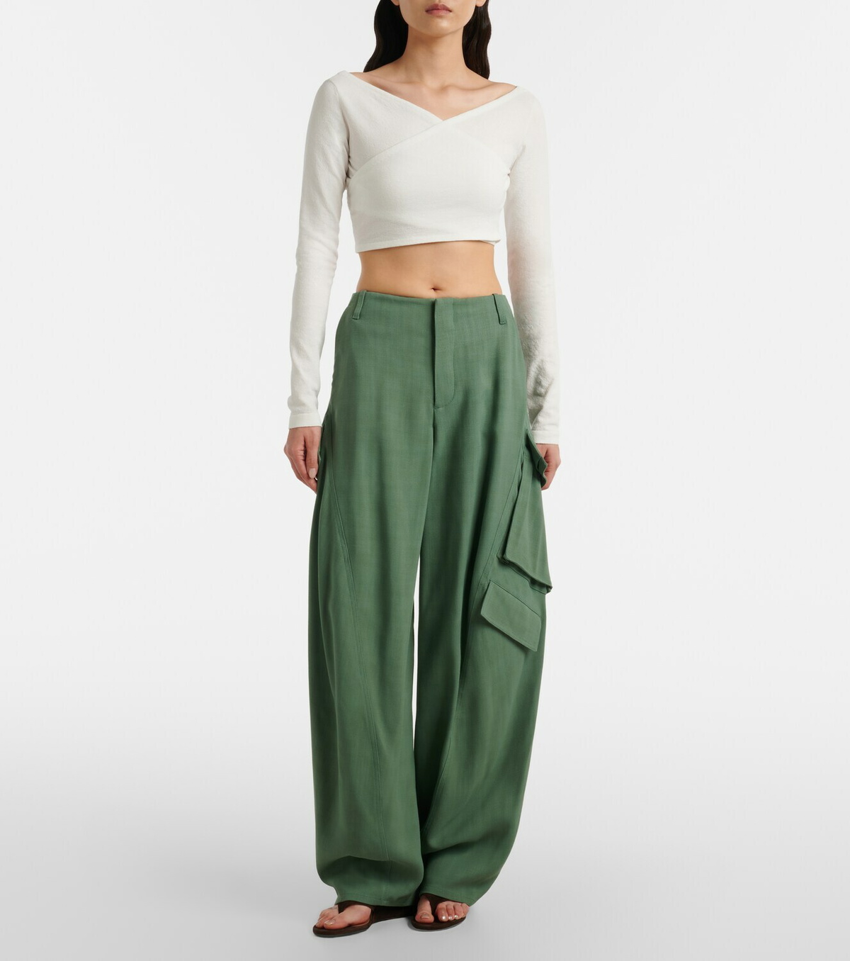 Alaïa Twill cargo pants