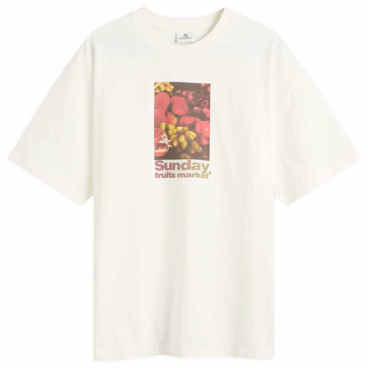 Photo: SUNDAYFRUITMARKET Women's Fruits T-Shirt in Ivory