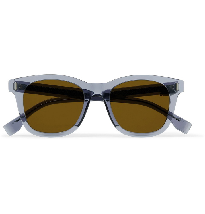 Photo: Fendi - D-Frame Acetate Sunglasses - Gray