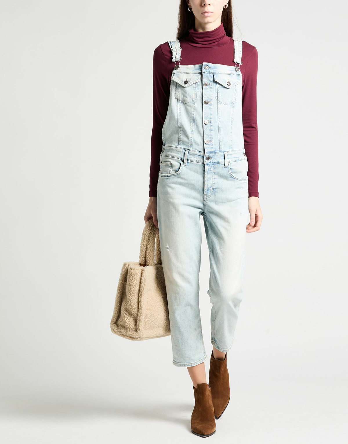 Dondup Womens Overalls in Blue