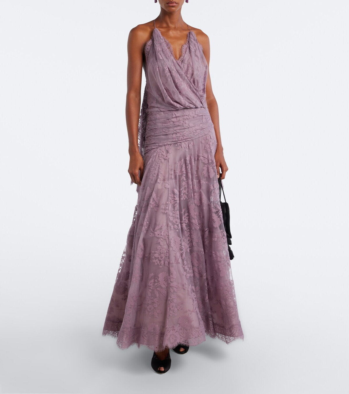 Zimmermann Clash draped lace gown