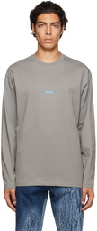 MSGM Grey Logo T-Shirt