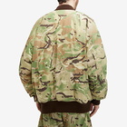 1017 ALYX 9SM Men's Oversized Camo Nylon Bomber Jacket in Camouflage