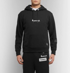 Moncler Genius - 7 Moncler Fragment Logo-Print Loopback Cotton-Jersey Hoodie - Men - Black