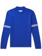 Maison Margiela - Striped Wool Sweater - Blue