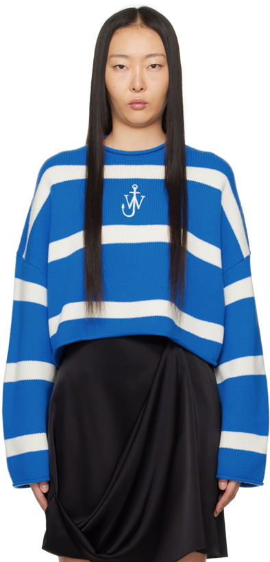 Photo: JW Anderson Blue Striped Sweater