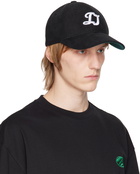 ADER error Black Six-Panel Variant Cap