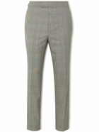 Kingsman - Straight-Leg Checked Wool Suit Trousers - Gray