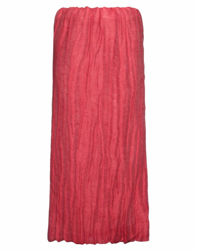 Photo: Khaite Womens Midi skirt in Red