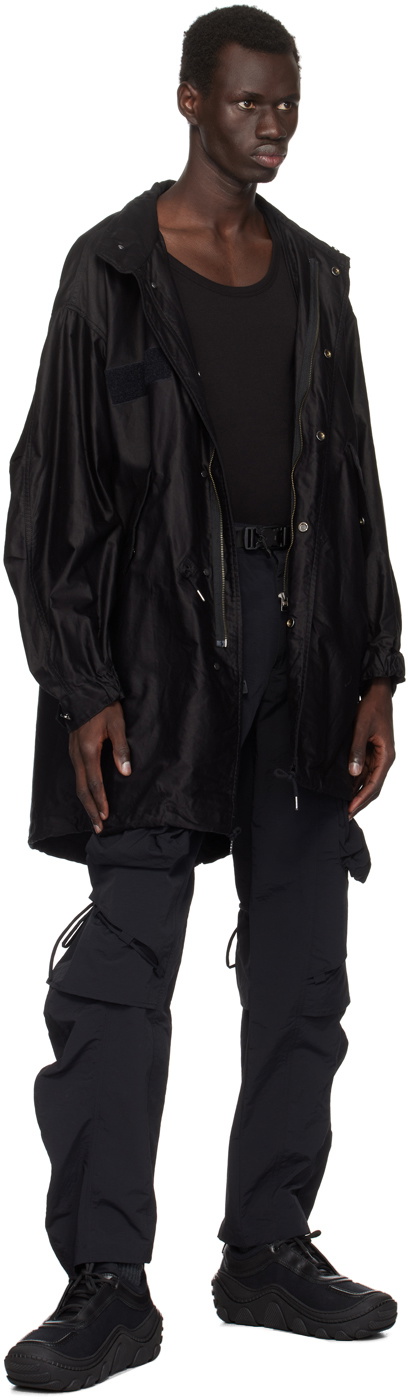 Archival Reinvent Black Hidden Worker Cargo Pants