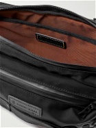 Master-Piece - Potential Logo-Appliquéd Leather- and Webbing-Trimmed CORDURA® Ballistic Nylon Belt Bag