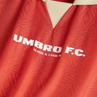 Umbro Retro Football Jersey in Fire Whirl