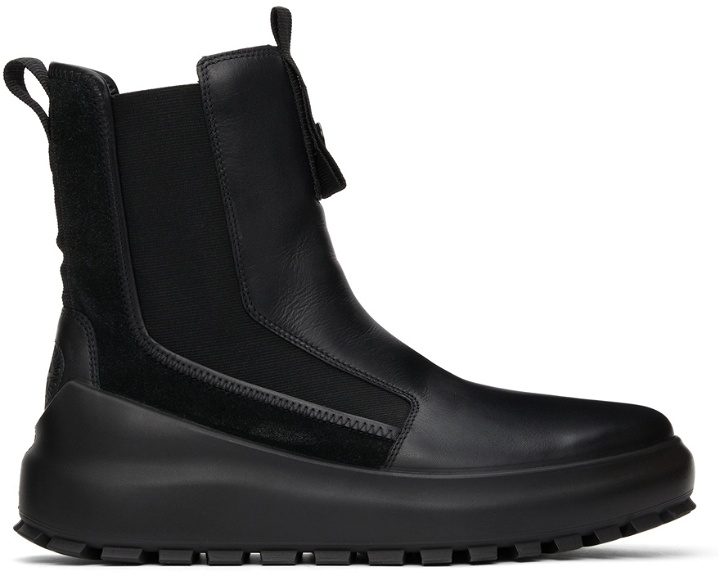 Photo: Stone Island Shadow Project Leather & Suede Chelsea Boots