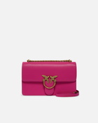 Pinko Classic Love Bag One Simply Pinko Pink Antique Gold