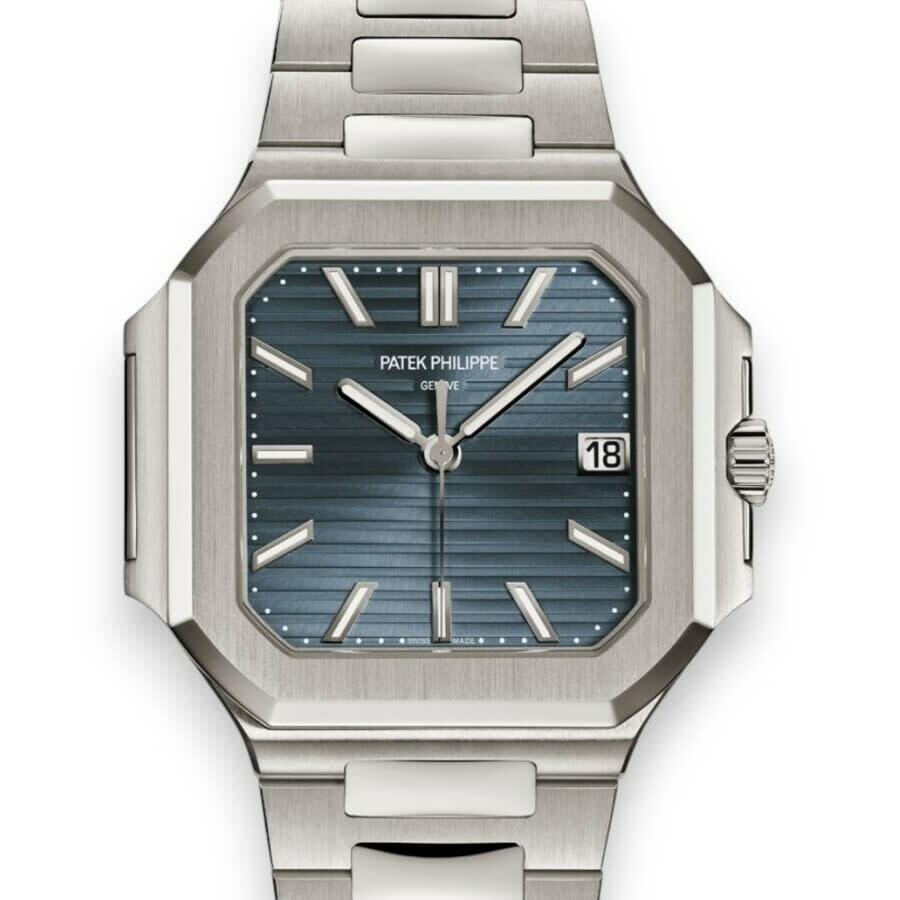 Patek Philippe Cubitus 40mm Automatic Blue Dial Mens Watch 7128-1G-001