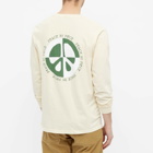 Afield Out Men's Long Sleeve Peace T-Shirt in Ivory