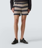 Prada Striped swim shorts