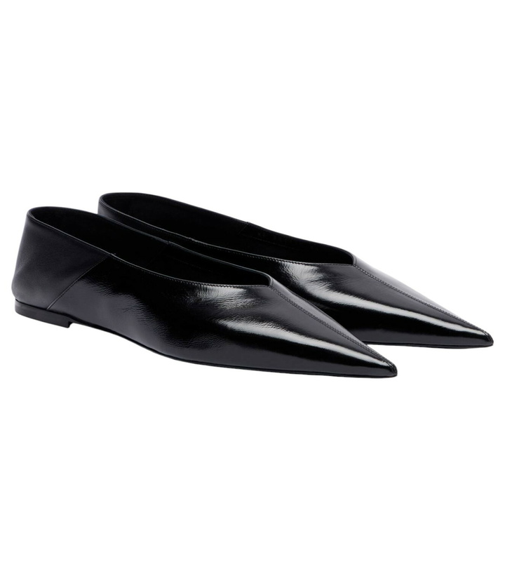 Photo: Saint Laurent Carolyn leather ballet flats
