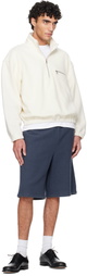 Rier White Fleece Sweater