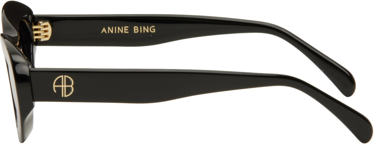 ANINE BING Black Roma Sunglasses