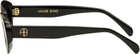 ANINE BING Black Roma Sunglasses