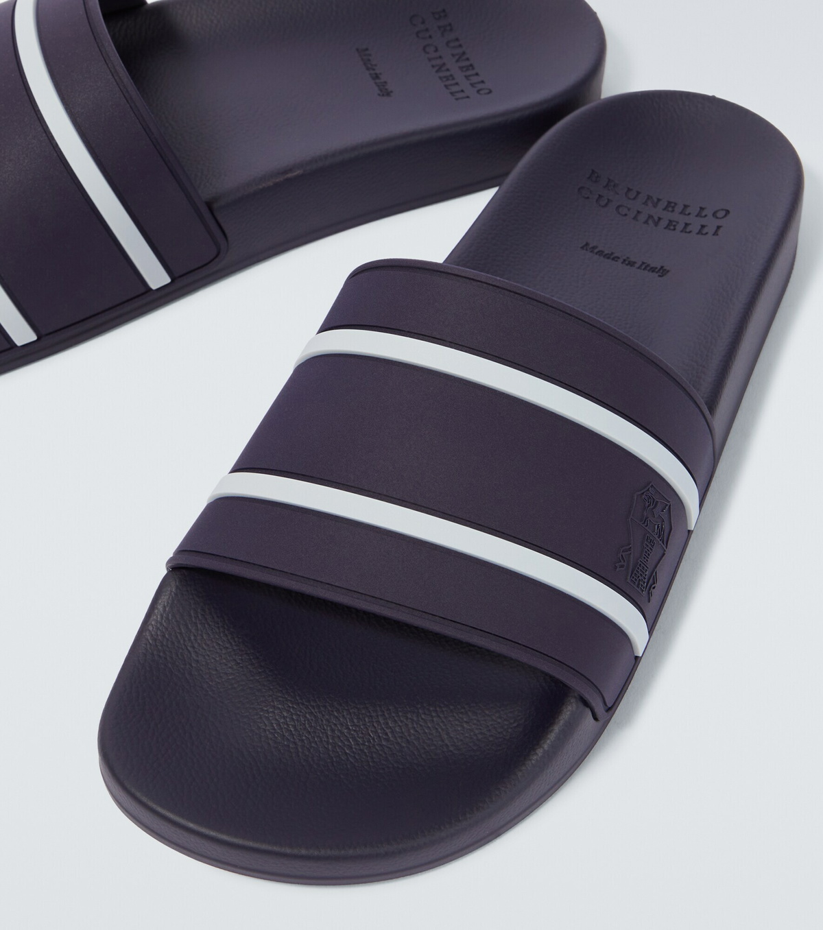 Brunello Cucinelli - Rubber pool slides Brunello Cucinelli