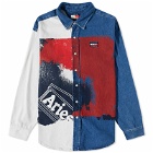 Tommy Jeans x Aries Flag Shirt in Desert Sky