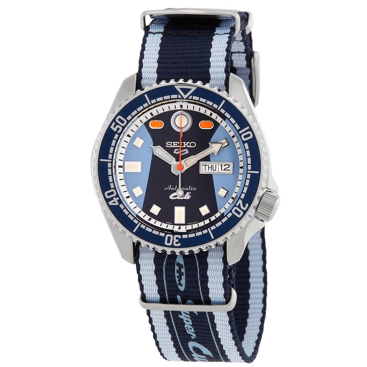 Photo: Seiko 5 Sports Automatic Blue Dial Mens Watch SRPK37K1