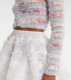 Susan Fang Ruffled cropped cardigan