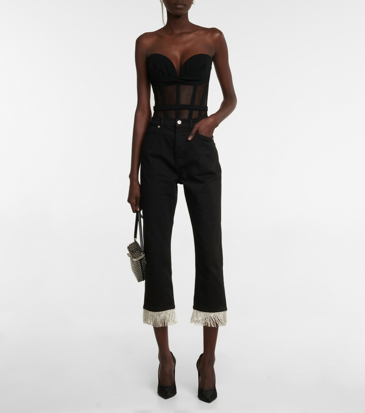 Alexandre Vauthier - Embellished jeans